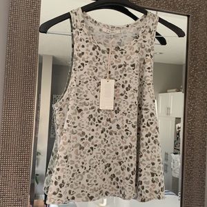 Brand New with tags! leopard print crop top!